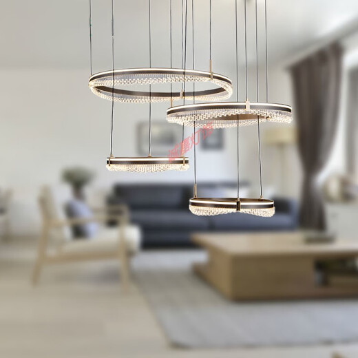 Leshi (NVC) Leshi Beleuchtung Kronleuchter Einfacher moderne und modische Wohnzimmer Esszimmer Studium Schlafzimmer Licht Luxus Yaqi JZQX12155 Decke Kleine Runde 35W-40*13 cm 7020749