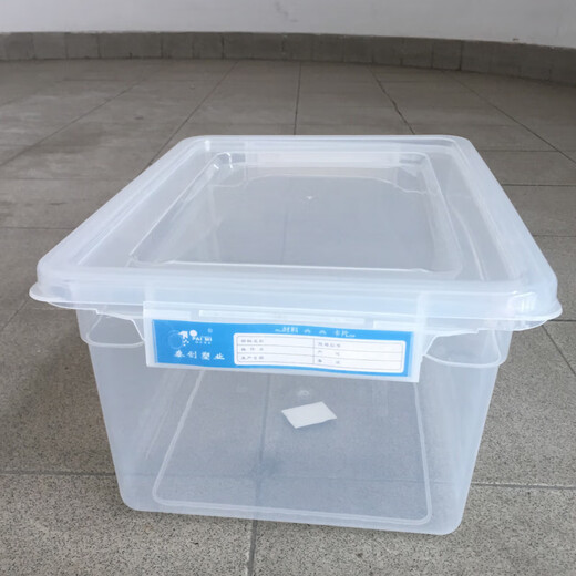 TMJD MISS große Frischwahrnehmungsschachtel mit Deckelhotel Küche verdickte Kunststoff Frischwahrnehmungsbox Rechteckige kommerzielle Label mit großer Größe Super High Style 9928: 52*37*23 cm