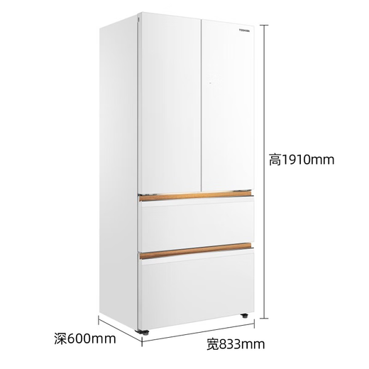 Toshiba (TOSHIBA) Toshiba/ GR-RF560WI-PG1B3/561/687/688/683 Big White Pear Big White Apricot GR-RF561WI-PG1B3 Fuji White 534