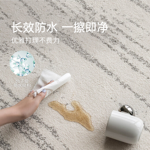 Saibos genuine moonlight gem waterproof glue-free carpet high-end light luxury mid-century style anti-fouling living room sofa cushion 1.9X3M