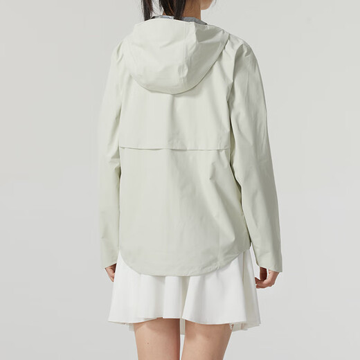 安德玛（Under Armour）UASTORMPROOF纯色连帽拉链设计长袖夹克外套女款绿色 绿色 XS