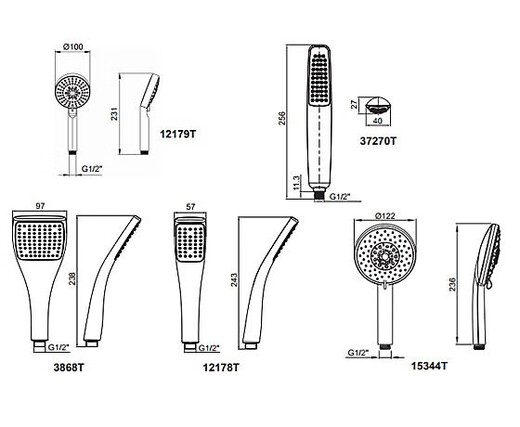 2025 New Kohler K-3868T-CPK-12178T-CP Handheld Dusch Luxus Komfortabler K-3868T-CP Luxus/Large