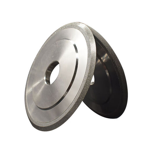 Bord simple et double oblique à 45 degrés Diamond Grinceing Roue céramique Tungstène Areal Tie à fibre de carbone Vis à fibre de carbone Dant de dents de broyage à main