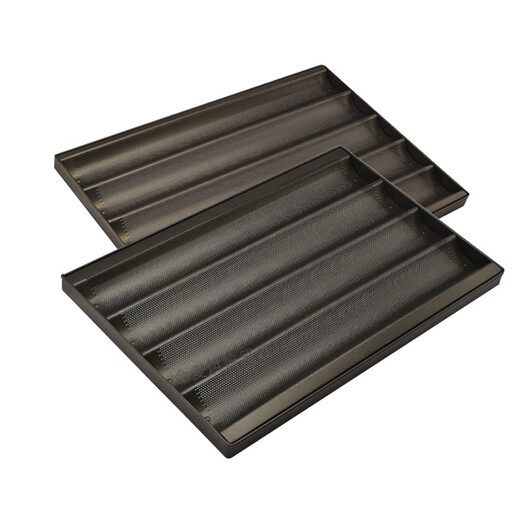 Sanneng Form 1595 Fünf-Slot-Vier-Slot-Backschale Nicht-Stick 5-Slot 4-Slot-Anti-Stick-Baguette-Backblech-Methode Sanneng Sn15935-Slot