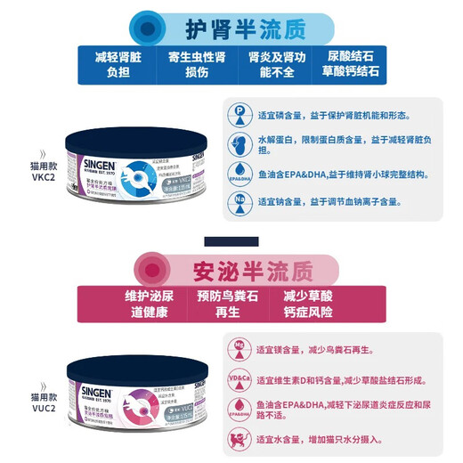 Xinyuan development cat rehabilitation urinary obstruction stone gastrointestinal soft stool kidney pancreas low-fat pet hypoallergenic nutritional quick supplement ad prescription jar VR3 Xinfukang quick supplement mousse jar