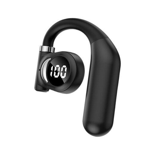 Bluetooth headset for car driving wireless ear-hanging type super long battery life super sound quality headset suitable for all mobile phones digital power display + super long standby Supreme BT19