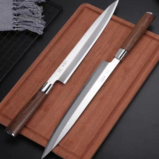 Mi Hong Japan imported quality Germany imported 14116 steel sashimi knife fish raw knife sushi knife Liu Bian left and right chef gray 60 or above 238cm155mm