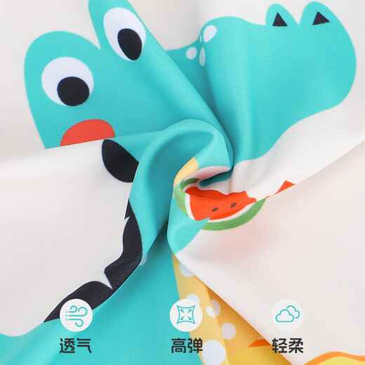 Swimbobo children's swimsuit men's split long-sleeved swimsuit beginner equipment cartoon crocodile split long-sleeved swimsuit 90