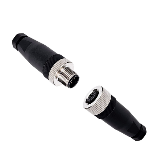 Customized M12 waterproof aviation plug 4-pin 5-pin 8P proximity switch male and female connector sensor signal line pair 4-pin M12 straight male plug