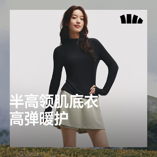 Beneunder bottoming shirt for women, slimming, solid color, versatile, slim fit, long-sleeved muscle base for women, highly elastic and breathable, graphite gray L