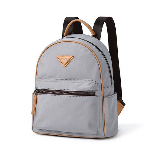 Goldlion G+Jinlilai [Simple Casual] Damenbag Damen -Rucksack Leichtes Frauen -Rucksack großer Kapazität Tragbares Doppelgrau 23,5*14,5*26,5 cm