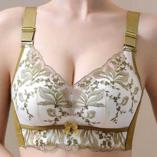 Pang Donglai Supermercado Supermercado para mujeres Presupos pequeños Recolección y ajuste Tipo Soporte superior espesado Anti-sagging y caza sujetador de seno sexy sujetador 9929 negro 80b 36_