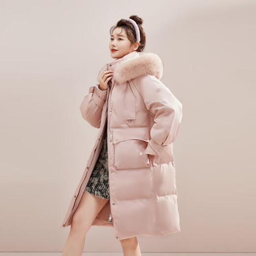 Flying in the snow Cheng Yi recommends the new autumn and winter fox large fur collar versatile warm fashion versatile windproof multi-color down jacket
