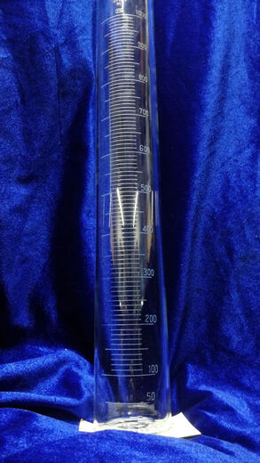 Lubricating oil foam characteristic graduated cylinder 1000 ml foam characteristic graduated cylinder GB/T12579 SH/T0722 white