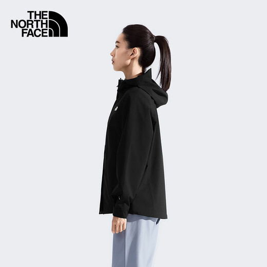 
The North Face North Shock Clothes Women's 25 Autumn and Winter New Outdoor Sports Windproof Waterproof Single-layer Hard Cover Jacket 8DX8 JK3/Cosmic Black L/165/92A