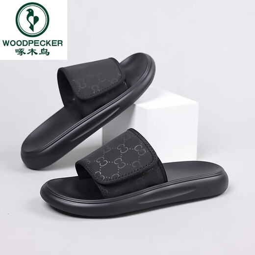 Woodpecker Slippers Summer 2025 Nouveaux chaussures de plage à la mode à la mode et entièrement mous
