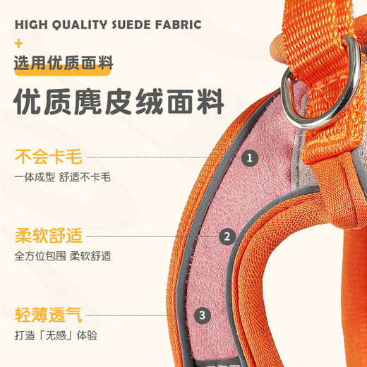 JCZS2025 New Cat Traction Rope Cat Rope Cat Vest Type Reflective Chest and Back to Prevent Escape Cats from Going Out, Blue 3 Meter Automatic Traction Rope M 4-8Jin Jin is equal to or less than 0.5 kg