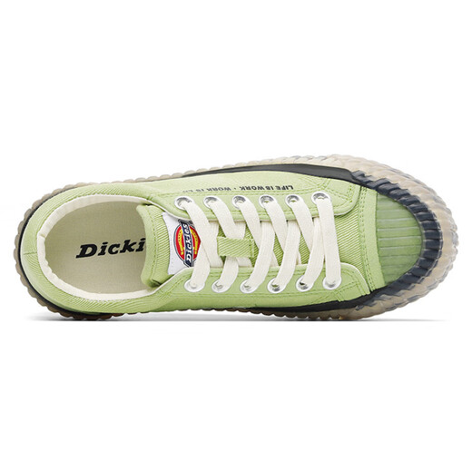 Dickies低帮印花果冻底帆布鞋 男女同款 香草绿 35
