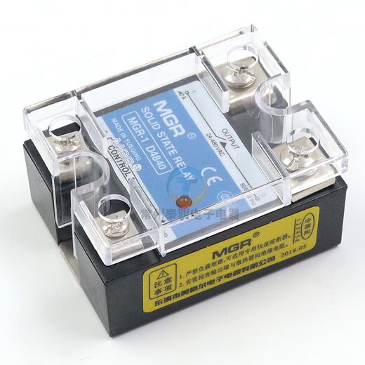 美格尔SSR40da单相固态继电器40A-1D4840直流控交流DC-AC 单只固态继电器