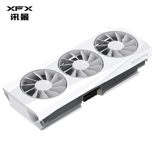 XFX (XFX) AMD RADEON RX 9070 GRE OC Phoenix Nirvana 12 Go Blanc Nouveau design de jeu E-Sports Ordinateur de bureau d'apprentissage intelligent Carte graphique indépendante RX 9070 GRE OC Phoenix Nirvana Blanc