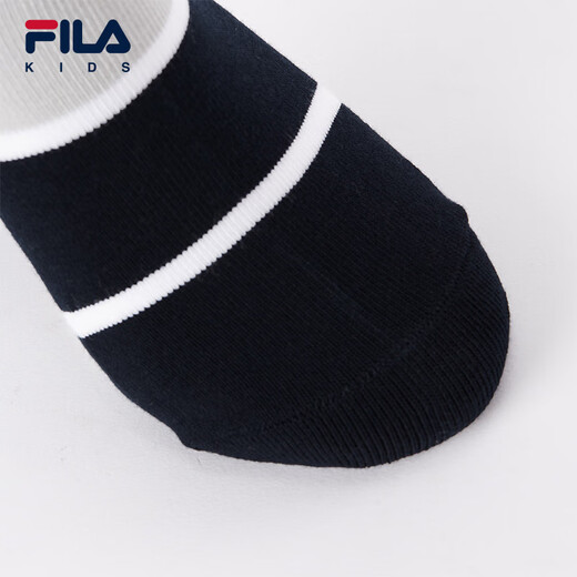FILA Antibacterial Function Children's Socks 2025 Autumn New Boys and Children Casual Mid-waist Socks Legend Blue-NV 1-3 years old S