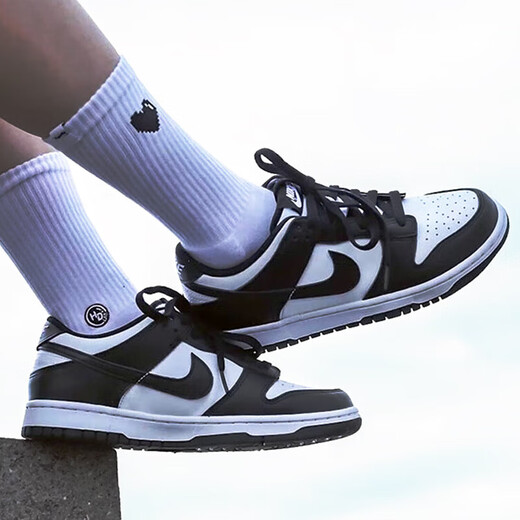 耐克（NIKE）男鞋女鞋 情侣运动鞋经典黑白熊猫DUNK防滑耐磨休闲板鞋 DD1391-100 40