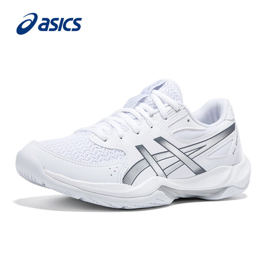 ASICS badminton shoes for men and women GEL-ROCKET 12 official flagship 2025 new professional training shoes white 40