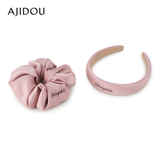 AJIDOU Ajidou headband 520 birthday gift fashionable floral headband large intestine hairband for girlfriend and wife black