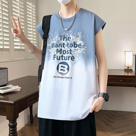 
nasawassup summer sleeveless T-shirt for boys, high school and junior high school students thin sports vest teenagers pink vest top 9227 purple (single vest) quality assurance L 90-110Jin [Jin equals 0.5 kg]