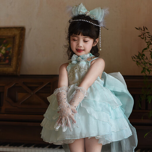 G.DUCKKIDS童装洛丽塔公主裙女童连衣裙夏季新款生日礼服蓬蓬裙儿童爱莎裙子 6629甜梦公主裙子aiomgai 100 尺码2~3岁【 90-100cm】