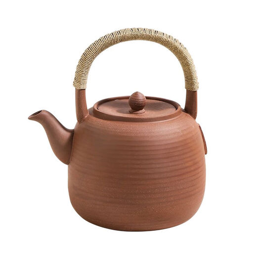 Pot de zhuni hecha a mano de Chaoshan para el dispositivo de cocción de té al aire libre para el horno de carbón Pino de hervidero de hervidero, cypress y leña zhuni No. 12529 1200ml 1L o más