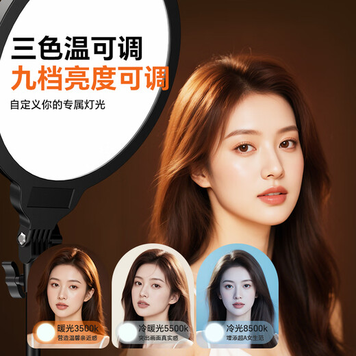 Yangfeisi live broadcast fill light photography shooting lighting led soft light rejuvenation lamp full screen desktop bracket anchor dedicated live broadcast room photo video