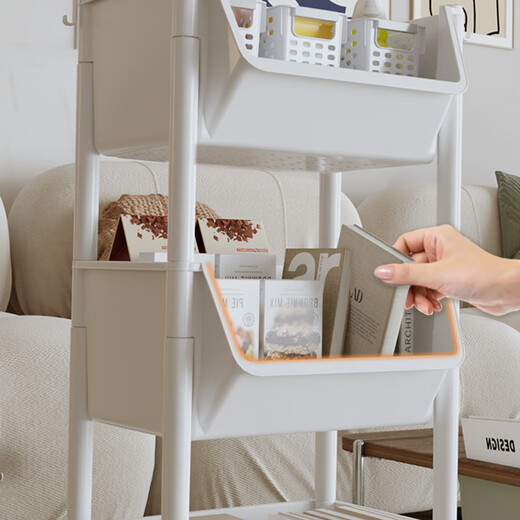 Nanye rack, kitchen rack, snack rack, floor rack, movable trolley SKJ-6-JD