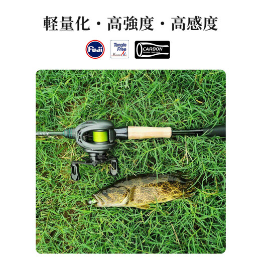 Pesca: serie de la casa Rui Ajustación Super Rápida Varilla de insecto suave Pit negro Coda de señuelo competitivo Coda de pesca Fina Basco de bajo 2.03 m Ml mango de arma de arma Coda de señuelo Ultra Ajuste C682