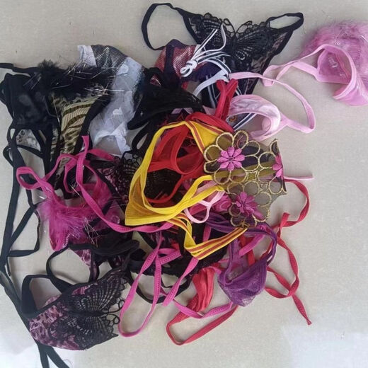 Zhixia (pack of ten) thong men's and women's mixed-fit sexy random mixed lace transparent low-waist mesh thin underwear, packed and shipped randomly, 10 pieces