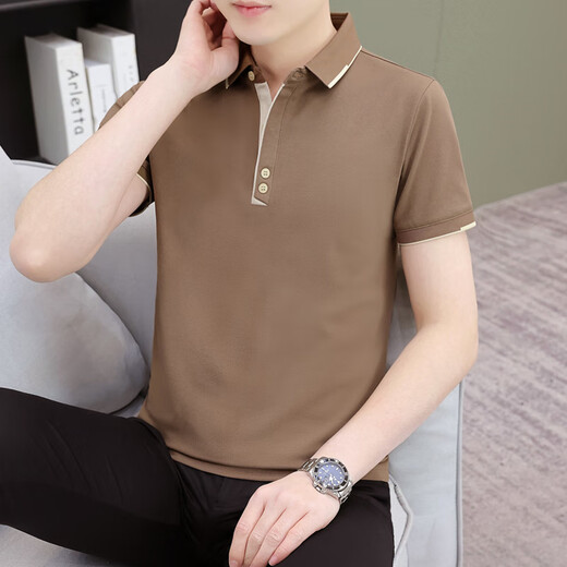 Septwolves (Septwolves) (Septwolves) Lapel Summer's Men's с коротки