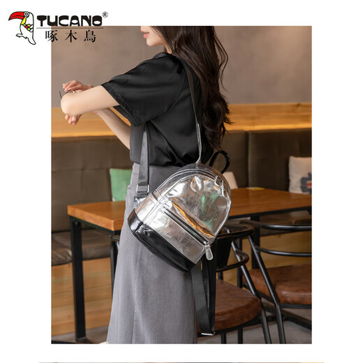 Nicho de pájaros carpinteros Bolsa de plata texturizada para mujeres 2025 NUEVA MARCA MARNA DE MARNA DE MARNA DE MODERA DEL SUMERA COREANO