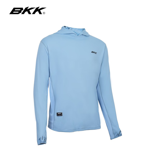 BKK sun protection sports hoodie outdoor casual fishing wear hooded long sleeves - spread S