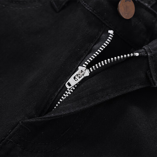 : Chocoroate it American Cropped Jeans for Women the Summer New Black Version Strucy Sycamore Pantal