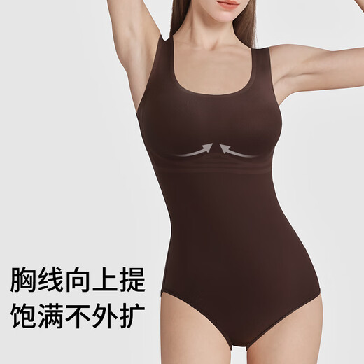 El mono que forma el cuerpo de Realwill para las mujeres con nalgas del vientre y los senos pequeños sexys los hacen ver grandes después de la cintura con la forma del parto sin marcas y la delgada negra S _70abcd