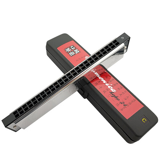 Tombo Japan 6624p Pure Ton Mundoniconica 24-Loch Polyphonische High-End-Mundharmonica-Anfänger Offizielle Flaggschiff-Store F Tune