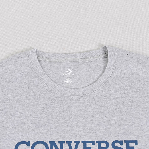 
Converse classic round neck T-shirt 2024 new summer couple casual sports short sleeves 10027229-A02 MCH687-GHG S /165