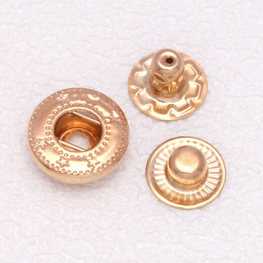 Seamless metal quad button windbreaker clothes decoration accessories mother-in-law covert button automatic button new round snap button bronze 20mm surface buckle + 831 bottom buckle [6 sets] + tools