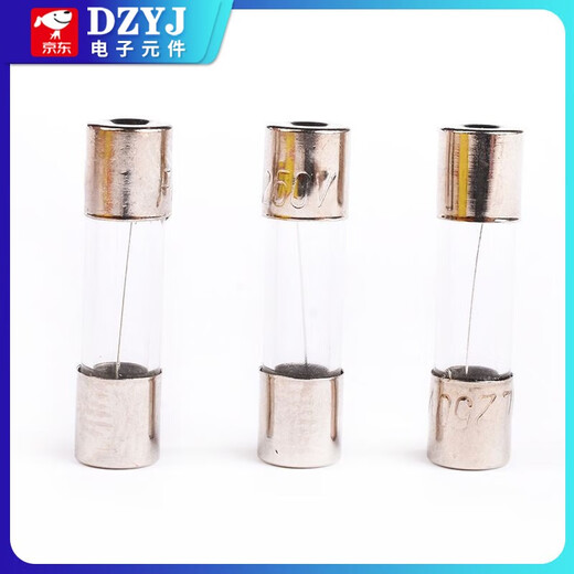 DZYJ 5*20mm 6*30mm glass fuse tube 250V 0.5A 2A 3A 4A 5A 8A 20A (10 pieces/box) 5*20mm