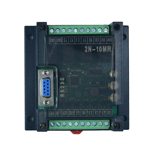 Plc industrial control board domestic controller fx2n-10/14/20/24/32/mr/mt serial port programmable simple type with shell FX2N-20MT 2-way analog input