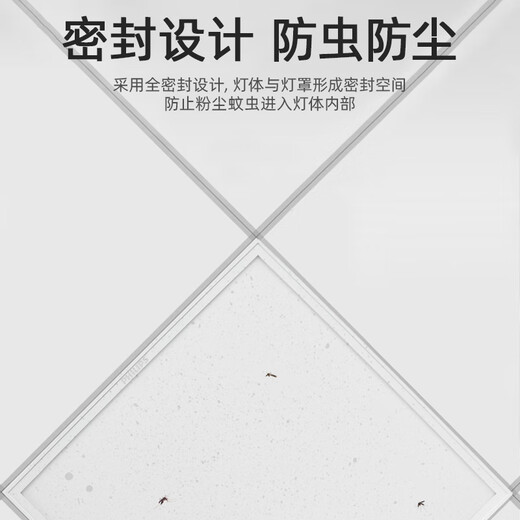 Philips (PHILIPS) integrated ceiling LED panel light flat light ultra-thin ceiling light 36W 300mm*600mm white light (6000K)