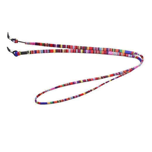 Anti-Fall-Seil, Anti-Verlustkette, Anti-Detachment, Anti-Rutsch-Seil hinter Gläsern, Sonnenbrille, Augenseil, Halfterhals, Regenbogenfarbe, 1 Stück