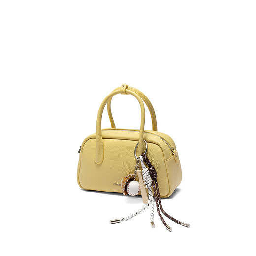 Belle Geschenktüte Frauen 2025 Sommer Neue Mode lässig süße coole Handheld Boston Bag BL832BX5 Yellow F.