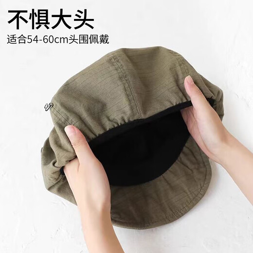 微光里日系文艺复古报童画家帽子女大版显脸小贝雷帽四季款八角帽男褶皱 贝雷帽【原宿绿】