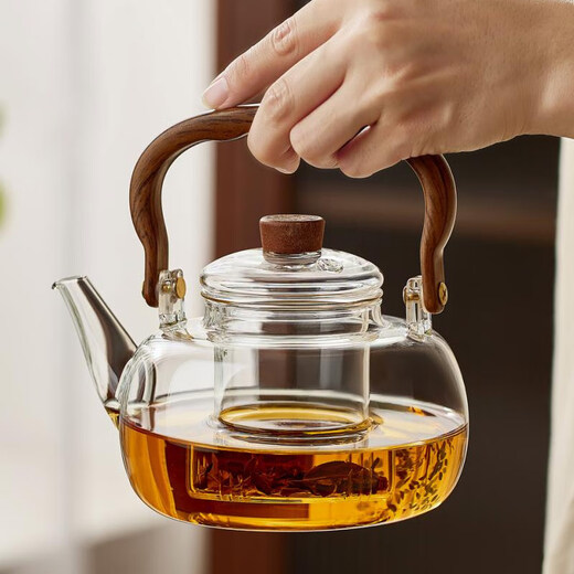 TEAHUE glass teapot high temperature resistant thickened tea boiler electric ceramic stove household lifting kettle special for boiling water and making tea